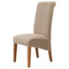 High Back & Universal Velvet Chair Cover Stretch Soft Chair Covers for Dining Room Wedding Hotel Home Decor Seat Case M XL Size
