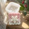 Snowflake Embossed Silicone Molds Multipurpose Silicone Mould For Handmade Candle Soap Chocolate Holiday Decoration