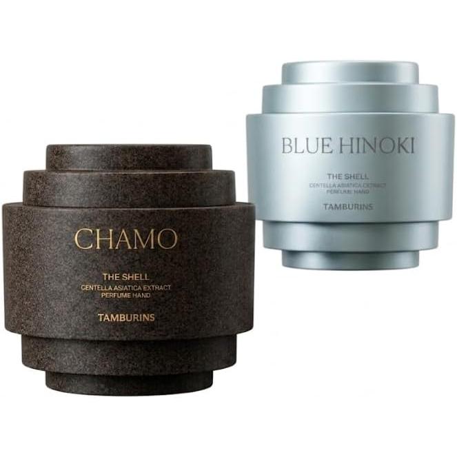 TAMBURINS Perfume Hand Cream Mini Duo Set Blue Cypress + Camo 15ml x 2 Set | Korean Cosmetics Hand Cream Portable [Parallel Import]