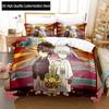 Gintama Bedding Set Duvet Cover Pillowcases For Adult Kids Single Double Full Queen King Boys Teens Sakata Gintoki Bed Linen