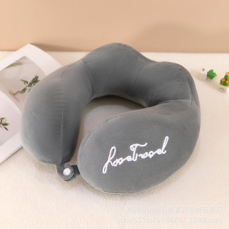 Cestovní polštář, polštář na krk, opěrka brady a krku, roztomilý kreslený cestovní polštář na krk pro chlapce a dívky, cestovní doplňky do letadla, auta, polohovací