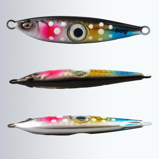 Vertikální přípravky na slanou vodu Rybářská návnada Realistický vzhled Kompaktní Velikost Přenosná Osvětlená Rybaření Umělá návnada Tvrdá návnada