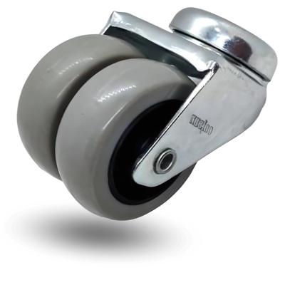 Double Swivel Wheel, 50mm, 100kg, Polyurethane