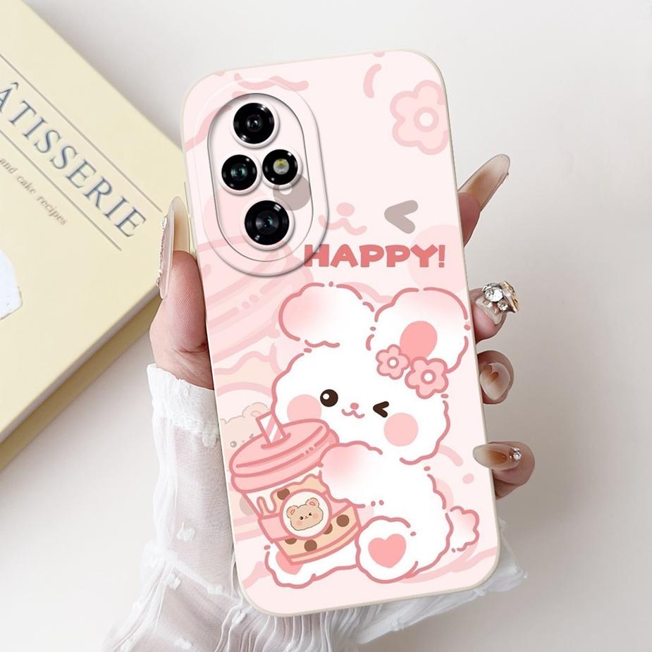 For Honor 200 Pro Case ELP-AN00 Cute Panda Cartoon Cover Shockproof Soft TPU Phone Case For Honor 200 Pro Honor200 Fundas Bumper
