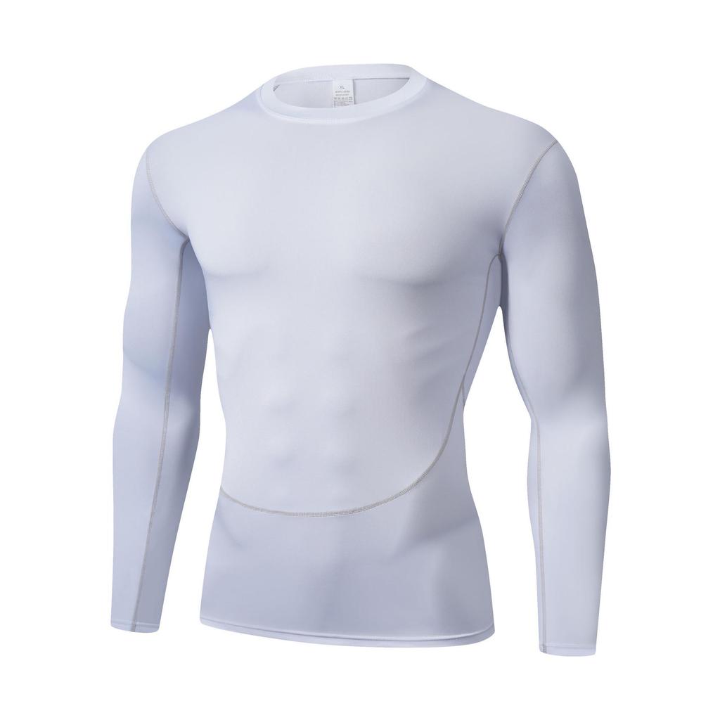Erkek Uzun Kollu Kompresyon Spor Taban Katmanı - Hızlı Kuruyan ve Nefes Alabilen
