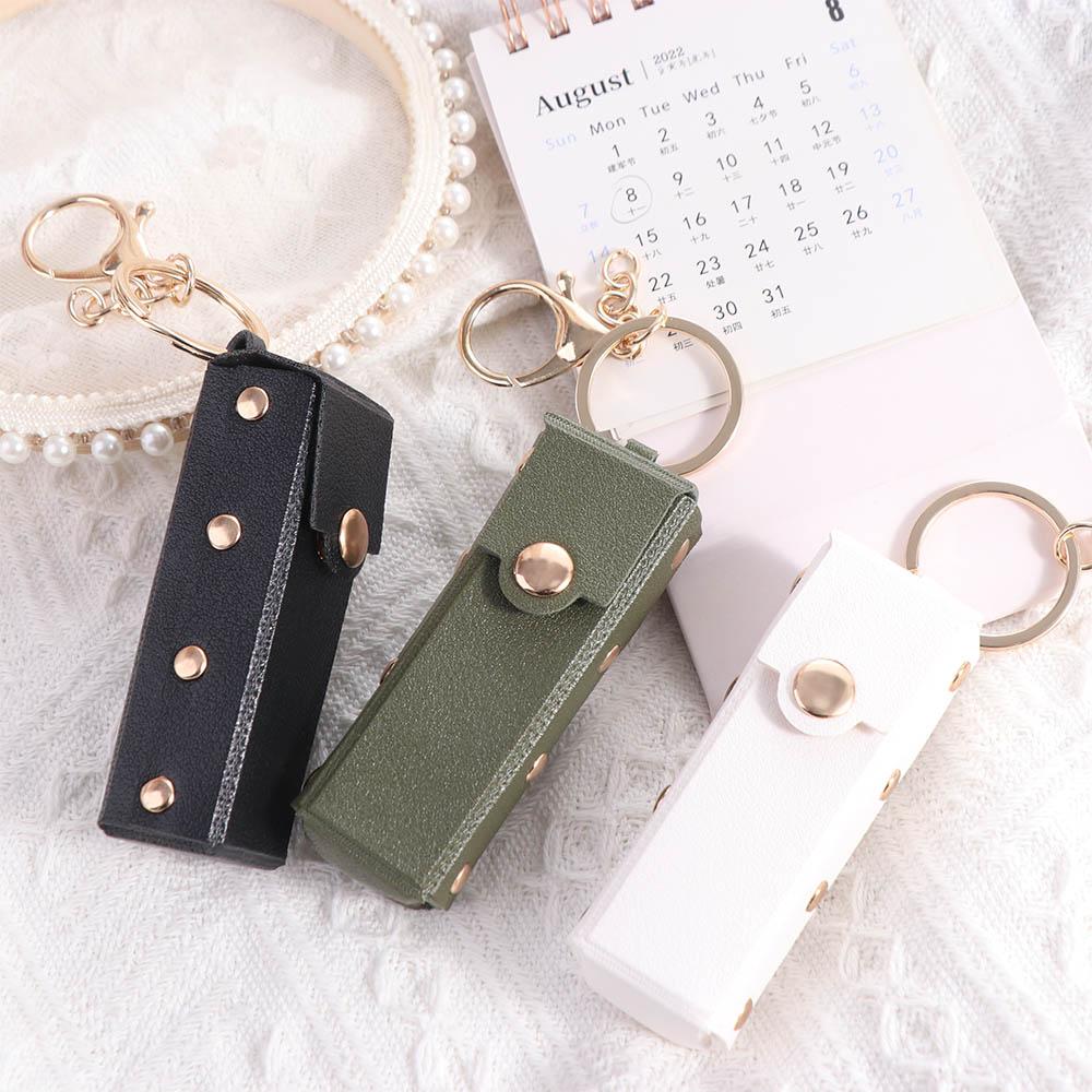 With Keychain Lipstick Pouch Storage Bag Lip Gloss Bag Mini Lipstick Bag  Makeup