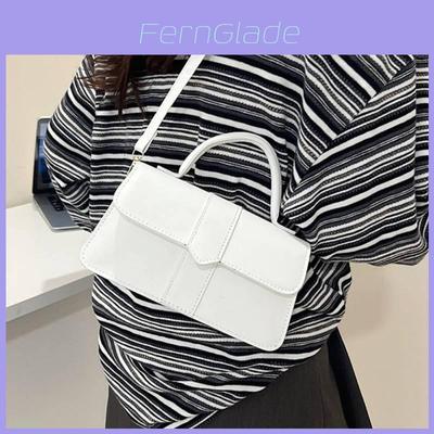 Pu Material Retro Handbag With Top Handle And Shoulder Strap For Daily Use
