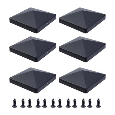 Heavy Type Waterproofed Deck Post Caps Universal Plastic Fence Pillars Protectors For Outdoor Fence Protecting