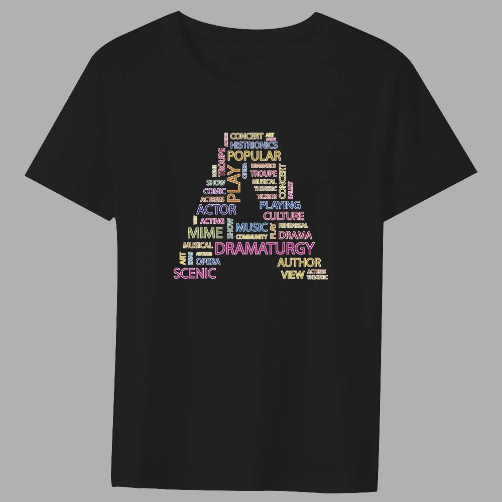 

Men s Classic T-shirt Casual O-neck Text Lettern Printing Pattern Series Commuter All-match Breathable Black Shirt XXXXXL чёрный