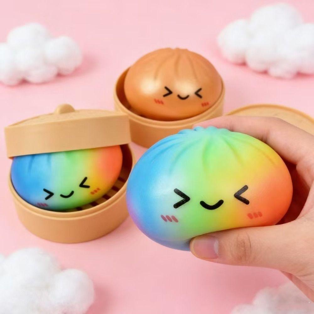 Slow Rising Squishy Dumpling Slow Rebound Sensory Fidget Ball Dumpling Squishy Toys Anxiety ADHD