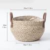 Woven Planter Basket Flower Pot Organizer Decorative Storage Basket, Plant Holder for