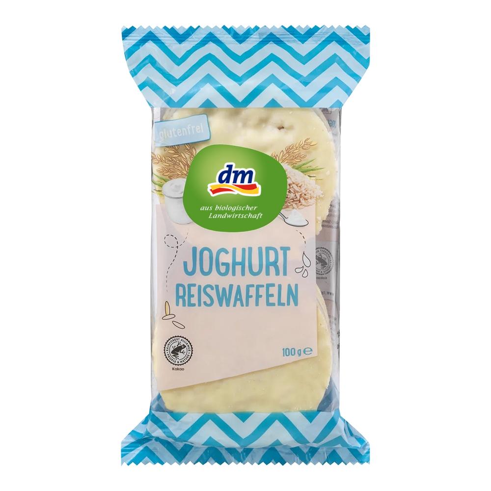 German Dm Yogurt Rice Waffles Gluten-Free 100G