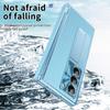 For Samsung Galaxy Z Fold6 5G PU Leather+Aluminum Alloy Kickstand Cover Folding Phone Case with Pen/Pen Slot