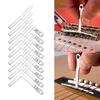 74 PCS Guitar Tool Kit with Carry Bag, Repair Maintenance Tools String Action Ruler Guitar Bridge Pins Strings Picks