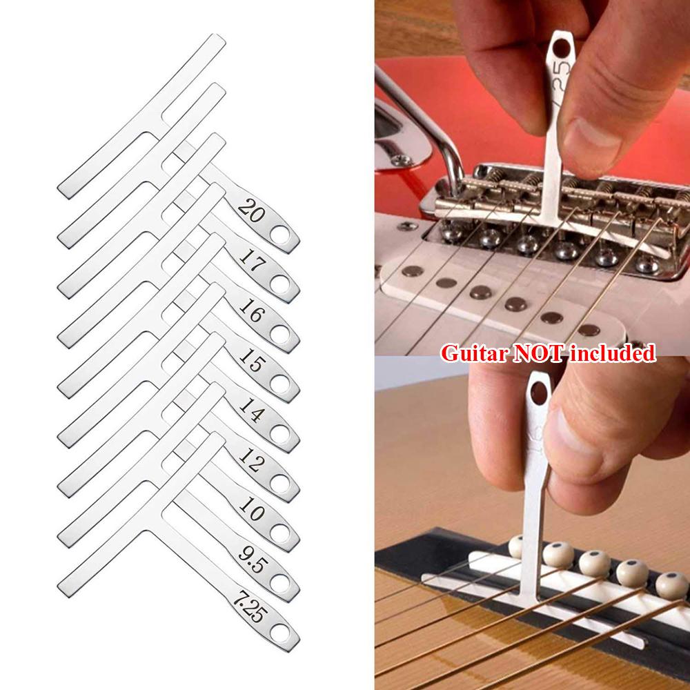 74 PCS Guitar Tool Kit with Carry Bag, Repair Maintenance Tools String Action Ruler Guitar Bridge Pins Strings Picks
