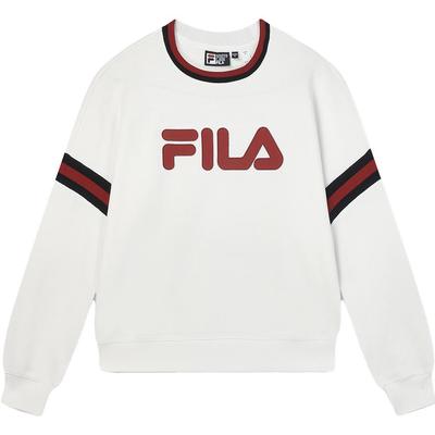 Hiver 2023 Nouveau Haut Tricoté à Manches Longues Mode Lâche Couleur Unie Hauts pour Femmes Blanc Céramique F11W349209FWT