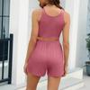 Women's Summer Fashion Casual Sports West Shorts Set Casual Sports West Shorts Set