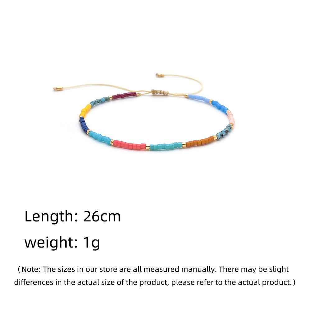 Niche Handmade Miyuki Seed Bead Women’s Delicate Bohemian Vintage Bracelet