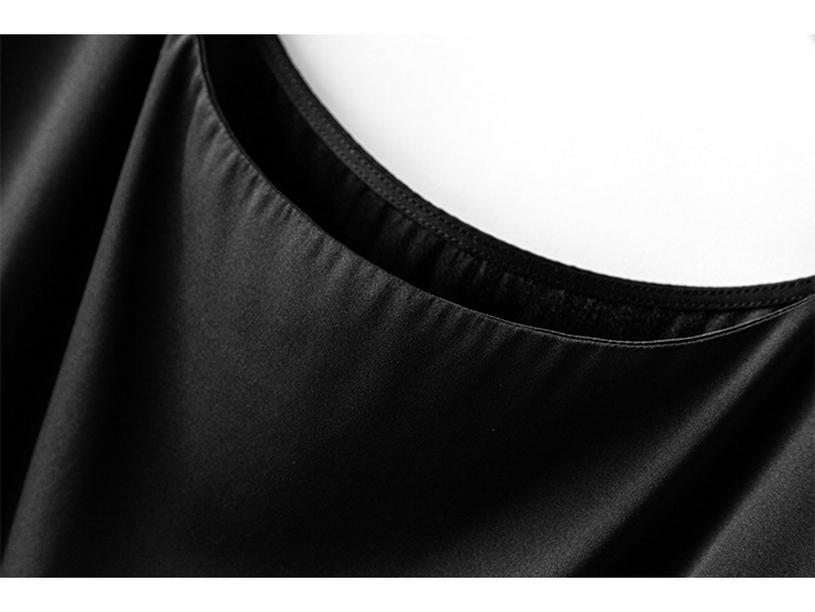 Women's Loose Silk Mulberry Short-Sleeve T-Shirt - Korean Style Sleeveless Summer Top