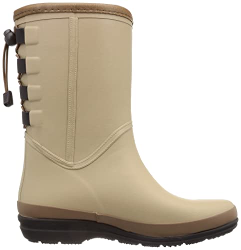 Achilles Montre FBW 1650 Women's Winter Snow Boots, Lightweight and Warm, Beige
