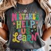 Mistakes Help Us Learn Kindness Graphic T-shirt, Teacher School Shirt, Teacher Gift, Comfort Colors Back To School Shirt