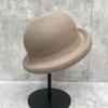 Simple Bare Body Crimped Wool Top Hat Women'S Winter Daughter Hat Shows A Small Irregular Face Along The Bucket Hat To Reduce Age