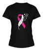 Cancer Ribbon Shirt Feather Breast Cancer Awareness Tee Cancer Strong Empower