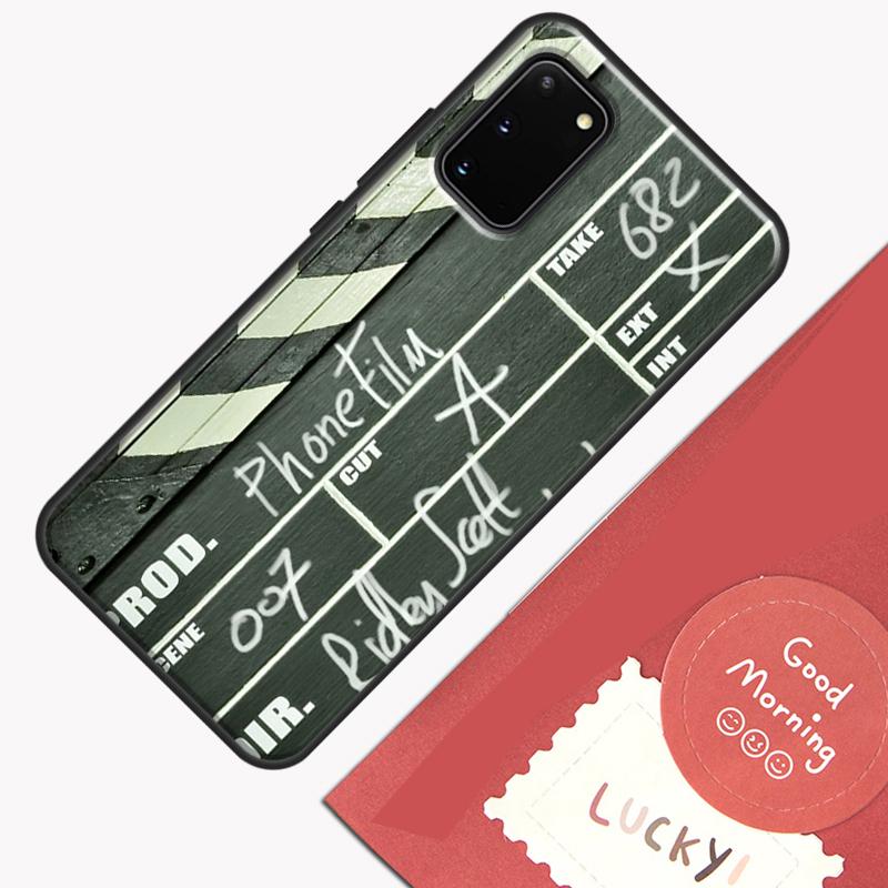 Film Movie Maker Clapperboard Take Phone Case For Samsung Galaxy S23 S26 Ultra S20 S21 S22 S24 S25 Plus S10 S25 FE Cover Shell