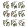 2Pcs Artificial Wreath Door Hanging Flower Swag Decoration Home Decor Front Door Wedding Arch Flower for Window Outdoor Holiday