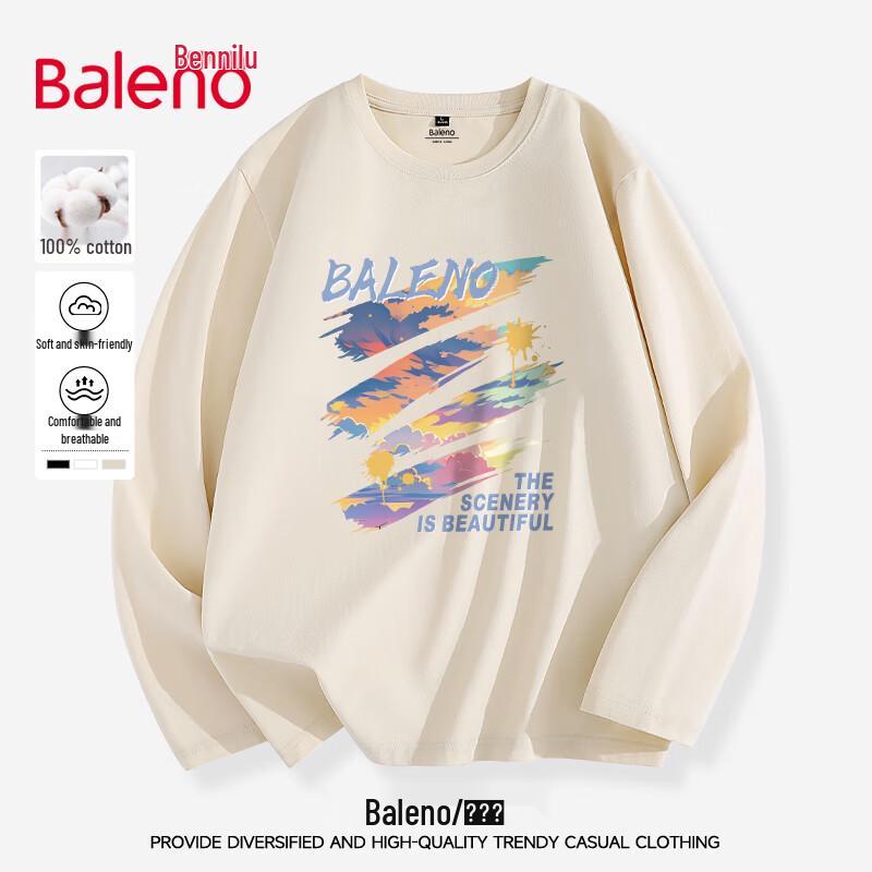 

Baleno Men s Pure Cotton JPB Cloud D Print Long Sleeve T-Shirt L