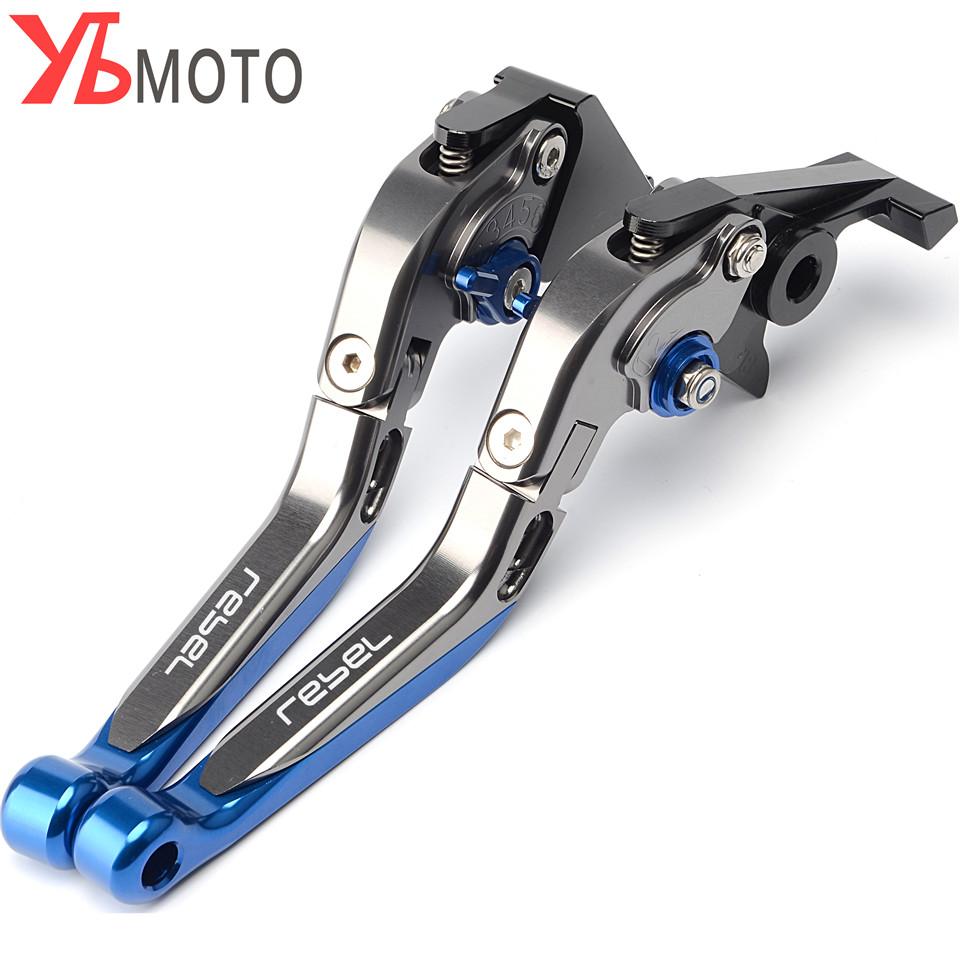 Flash Deals Motorcycle CNC Brake Clutch Levers For Honda CMX 500/300 Rebel 2017- Adjustable Extendable