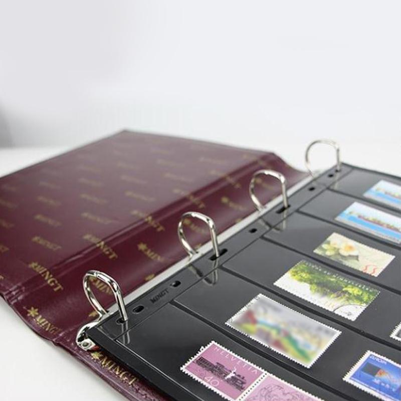 10PC Collecting Supplies Display For Stamp Album Binder Postage Stamp 9 Holes Home Storage Stamp Collectors Standard Stamp