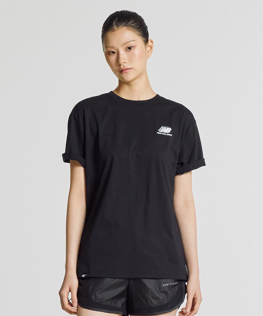 Nyuballanseu Nbneg25423 / Uni Rc Frozen Pictogram Short Sleeve T-Shirt (Black)