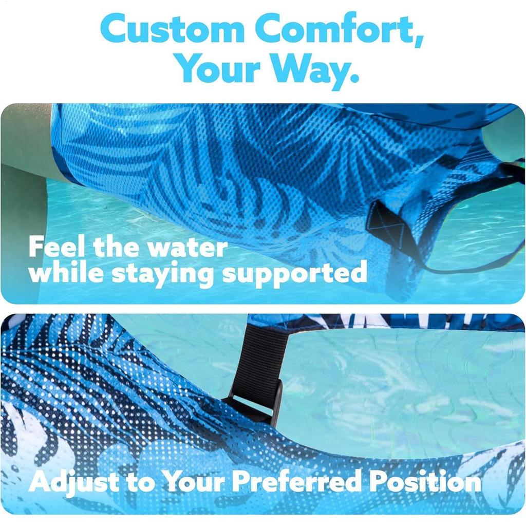 1pc Floating Water Lounge Bed Inflatable Pool Hammock Chair Foldable Swimming Recliner Heavy Duty Pool Floats for Adults