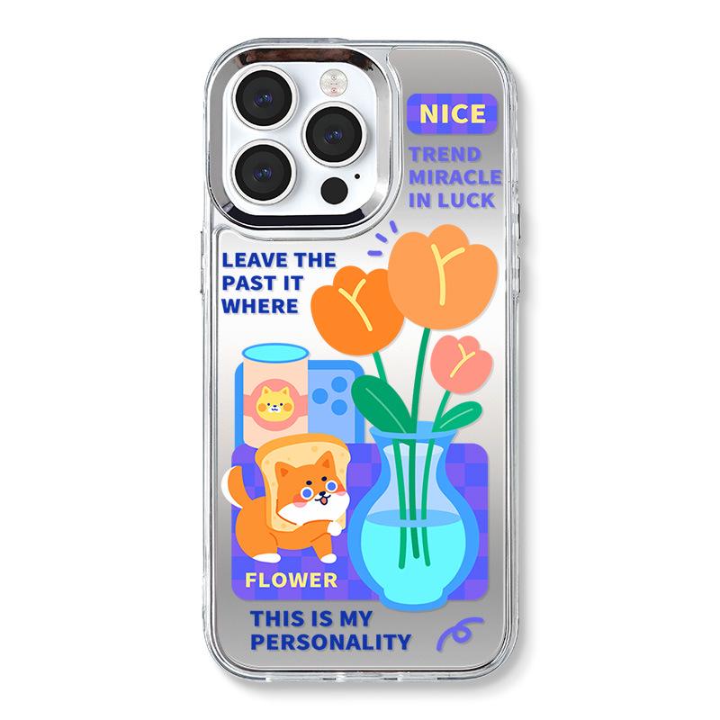 

Чехол-зеркало «три в одном» Zhitai для моделей iPhone: Совместим с iPhone 12/13/14/15 Pro Max и iPhone 8; Софтшелл для женщин. iPhone 15