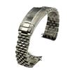 Five-Bull Integrated Buckle for Rolex Oyster Curved End Stainless Steel Watch Band, Men's Bracelet, 20mm/22mm