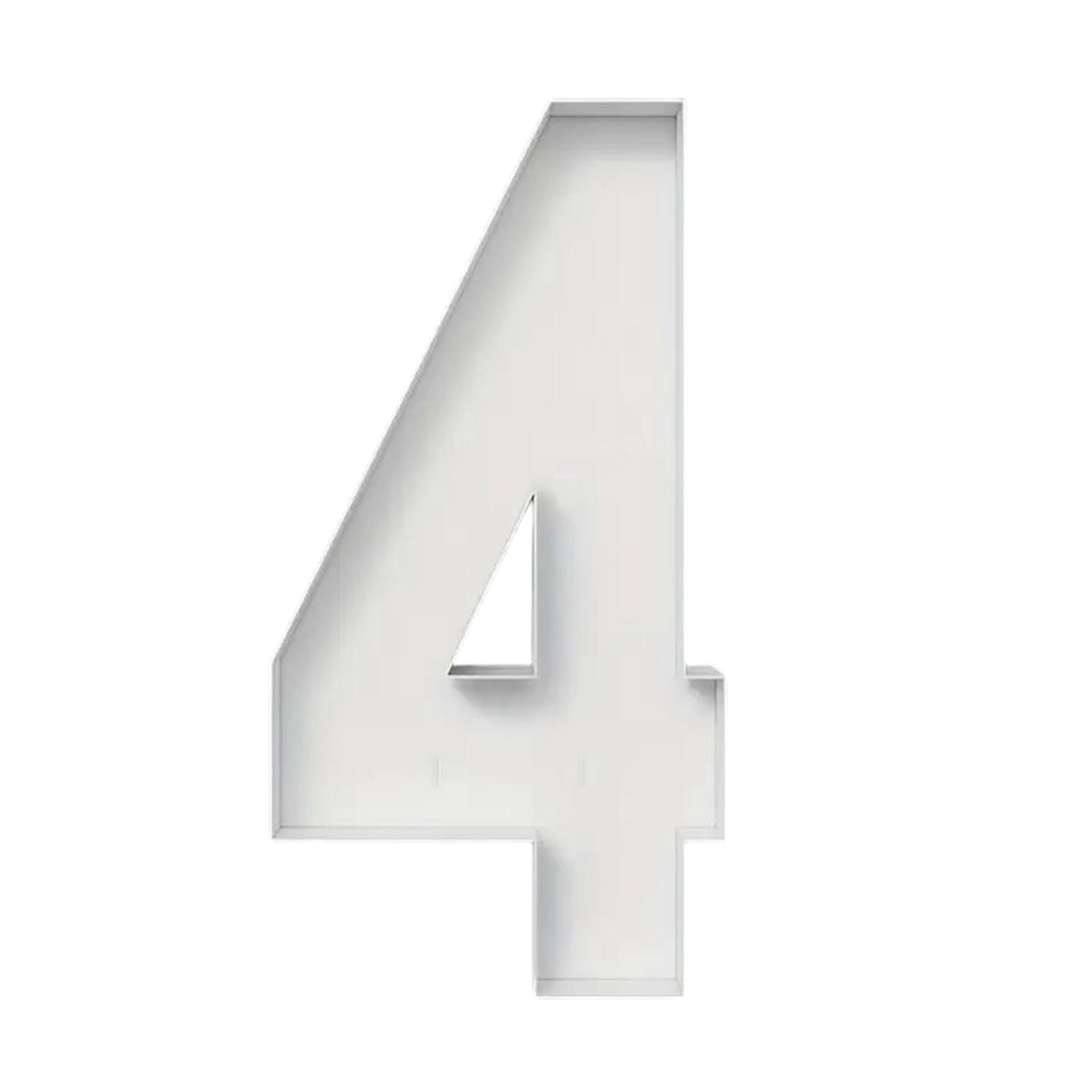 

2.3ФТ Цифры для шаров, Каркас для цифр из шаров, Украшения на день рождения, Декор на годовщину, Большие картонные цифры One Size