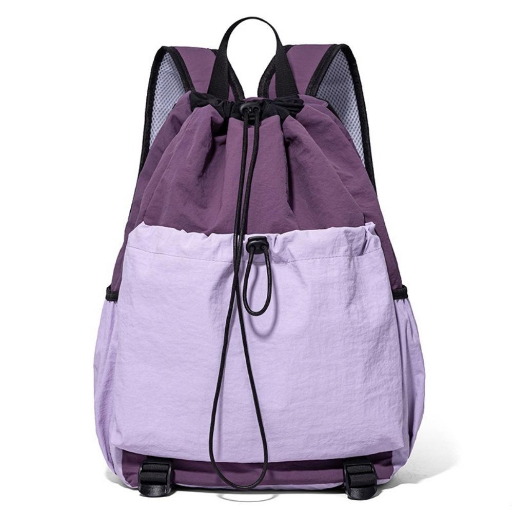 Lightweight Badminton Sports Bag Large Capacity Drawstring Fitness Bag Outdoor Sports