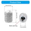 4pcs Rhinestones Tire Valves  Caps General  Dustproof & Rustproof Tire Caps Decorative Car Valves  Caps for Car & Bike