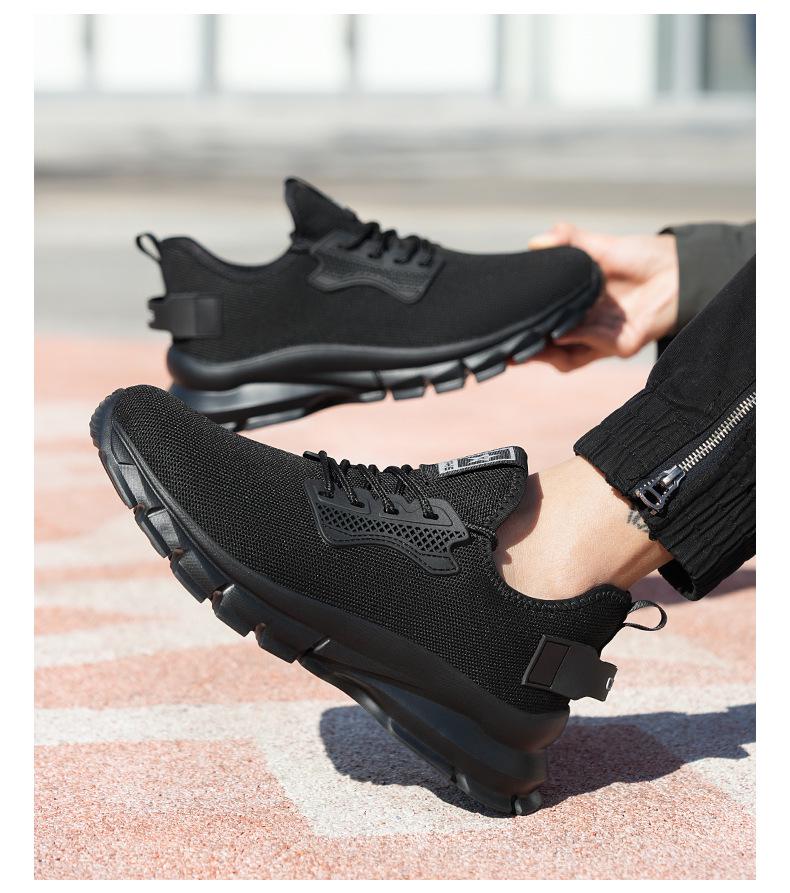 2024 Lightweight Steel Toe Work Shoes - Smash and Puncture Resistant, Comfortable, Woven Design.