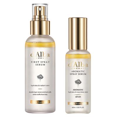 Dalba White Truffle First Spray Serum 100 ml + Aromatic Spray Serum 60 ml Set, 1 Set