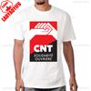 CNT Solidarite Ouvriere Arbeitsorganisation T-Shirt Baumwolle Kurzarm Sommer Stil Herren T-Shirt Streetwear Hipster Damen T-Shirt