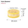 1Pcs With Lid Steamer Basket Handmade Kitchen Cookware Durable Bamboo Steamer  Chinese Food Making