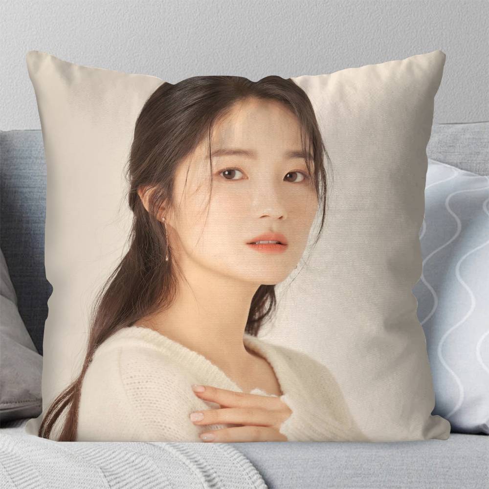 Korean Celebrity KKim Hye Yoon Pillow Case Fashion Square Pillowcase Bedroom Sofa Room Ins Decoration Leisure