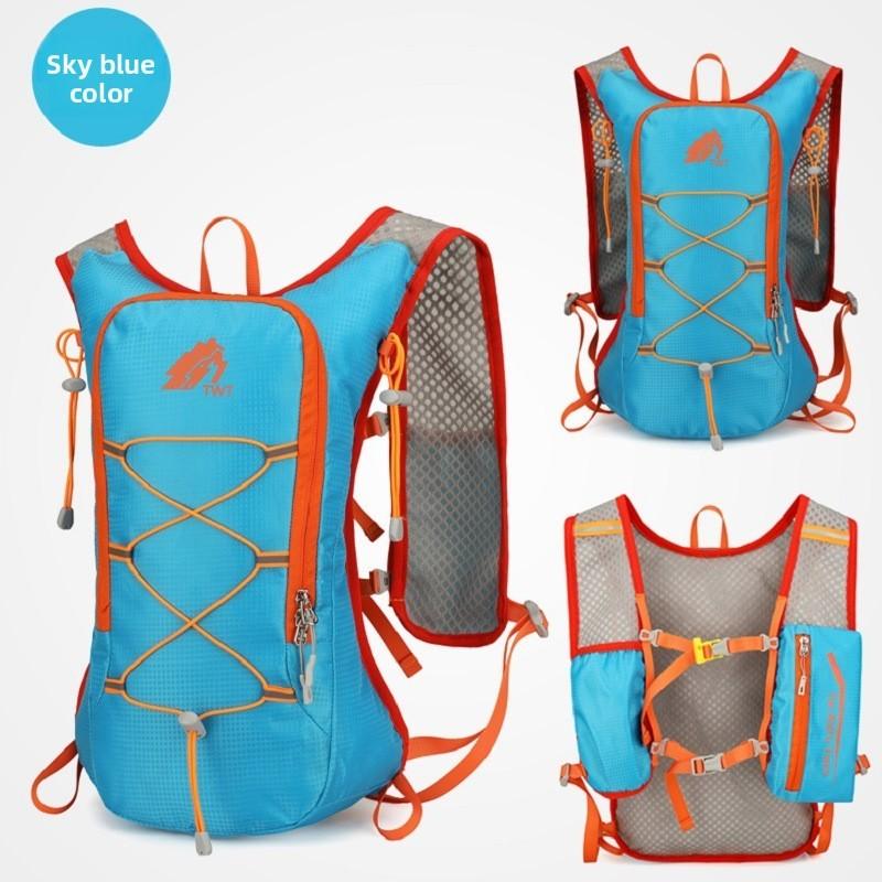 Outdoor Sports Backpack With Breathable Waterproof Material For Hiking And Cycling Enthusiasts