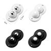 1/4Pcs Convenient Mini Self Adhesive Caster 360 Degree Swivel Wheels Universal Pulley Furniture Storage Box Mobile Small Wheels