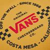 Vans T Shirts Men's Yellow Crew Neck Moderate VN0A4P4X50X