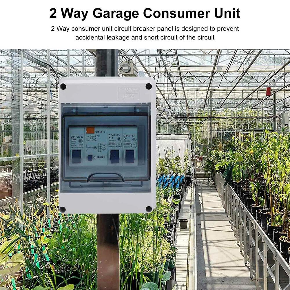 Accessories Fuse Box ABS Lockable Surface-Mounted 1 Row For 5 Modules Distribution Box IP65 Waterproof Brand New