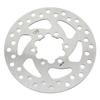 Electric Scooter Disc Brake 6 Holes Stainless Steel with 6 Screws Scooter Disc Brake Rotor for Replacement