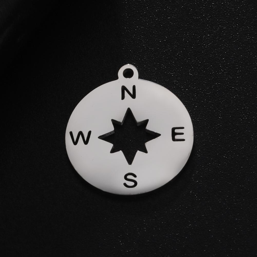 Teamer 5pcs Fashion Charms for Jewelry Making Stainless Steel Charm Pendant DIY Bracelets Necklace Jewelry Accessories Wholesale